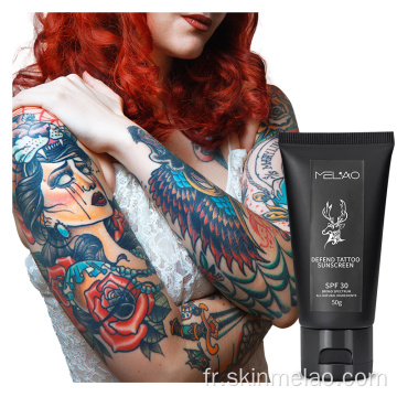 Soleil FADING SPF 50 HYDUTRIZINE TATTOO TATOUC